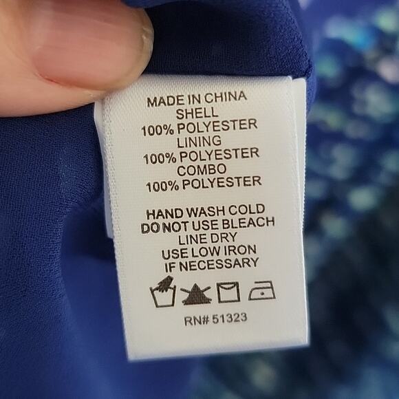 NWT CeCe Playa del Sol Colorful Highlights Mix Ruffle Maxi Dress, 12 - Picture 11 of 11